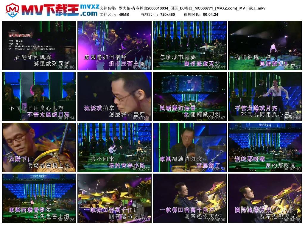 罗大佑-青春舞曲2000010034_国语_DJ嗨曲_MC600771